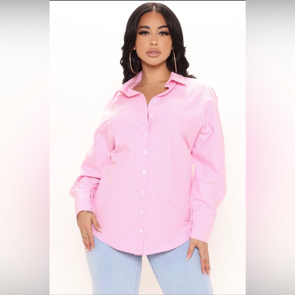 Fashion nova button down shirt
